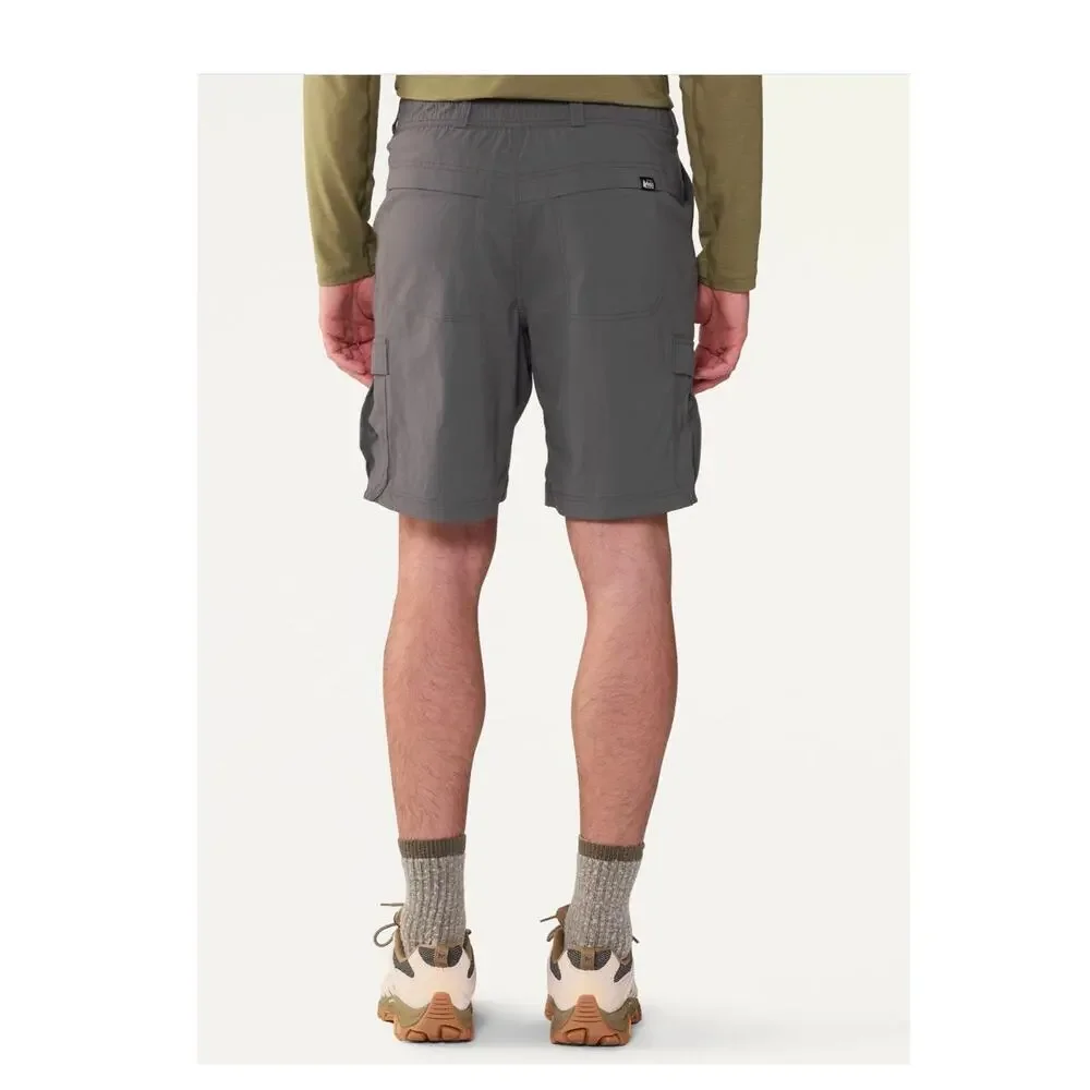 REI Co-op Men's Sahara Cargo Hiking Gray Shorts size Medium